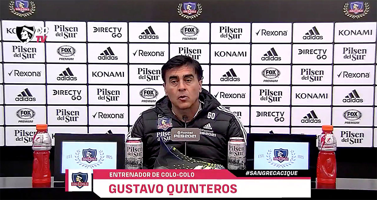 Gustavo Quinteros, DT de Colo Colo.